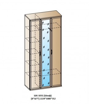 ШК-1031 (Шкаф) в Южноуральске - yuzhnouralsk.ok-mebel.com | фото