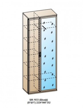 ШК-1033 (Шкаф) в Южноуральске - yuzhnouralsk.ok-mebel.com | фото