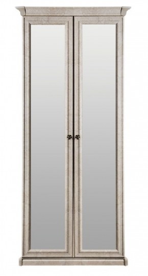 Шкаф 2-х створчатый с зеркалом Афина (крем корень) в Южноуральске - yuzhnouralsk.ok-mebel.com | фото