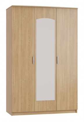 Шкаф 3-х дверный с зеркалом Шк210.1 МС Ирина в Южноуральске - yuzhnouralsk.ok-mebel.com | фото