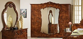 Шкаф 5-и дверный с зеркалами (20.145) Тициана (орех) в Южноуральске - yuzhnouralsk.ok-mebel.com | фото 2