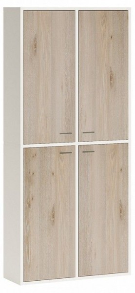 Шкаф книжный Домино СУ(ш2в2)+4ФГ в Южноуральске - yuzhnouralsk.ok-mebel.com | фото