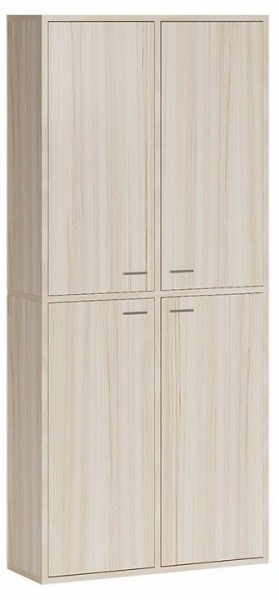 Шкаф книжный Домино СУ(ш2в2)+4ФГ в Южноуральске - yuzhnouralsk.ok-mebel.com | фото