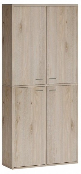 Шкаф книжный Домино СУ(ш2в2)+4ФГ в Южноуральске - yuzhnouralsk.ok-mebel.com | фото