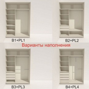 Шкаф-купе 1600 серии SOFT D1+D3+B2+PL1 (2 ящика+1штанга) профиль «Графит» в Южноуральске - yuzhnouralsk.ok-mebel.com | фото 5