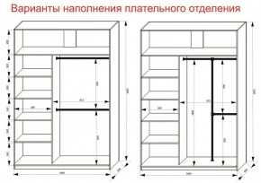 Шкаф-купе 1600 серии SOFT D6+D4+B2+PL2 (2 ящика+1штанга+1 полка) профиль «Капучино» в Южноуральске - yuzhnouralsk.ok-mebel.com | фото 9