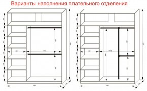 Шкаф-купе 1800 серии SOFT D8+D2+B2+PL4 (2 ящика+F обр.штанга) профиль «Графит» в Южноуральске - yuzhnouralsk.ok-mebel.com | фото 8