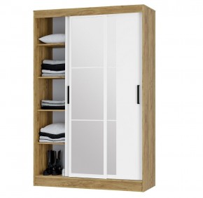 Шкаф-купе Тайм ШКК-03 (крафт/белый) в Южноуральске - yuzhnouralsk.ok-mebel.com | фото 3