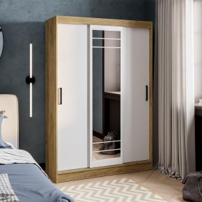 Шкаф-купе Тео ШКК-02 (крафт/белый) в Южноуральске - yuzhnouralsk.ok-mebel.com | фото