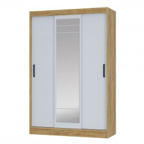 Шкаф-купе Тео ШКК-02 (крафт/белый) в Южноуральске - yuzhnouralsk.ok-mebel.com | фото 2