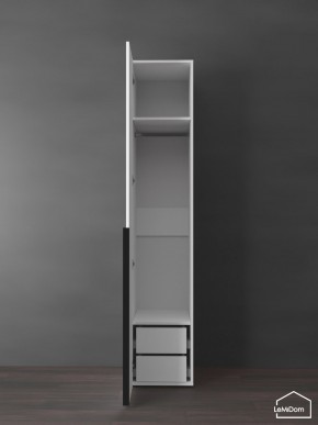 Шкаф Linnea MHR-1-3 2050х400х510 (Белый-М 11.1.2) в Южноуральске - yuzhnouralsk.ok-mebel.com | фото 6