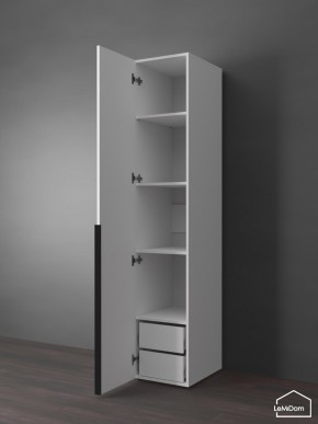Шкаф Linnea MHR-1-3 2050х400х510 (Белый-М 11.1.2) в Южноуральске - yuzhnouralsk.ok-mebel.com | фото 5