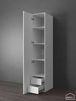 Шкаф Linnea MHR-1PO-4 2050х400х510 (Белый-М 11.1.2) в Южноуральске - yuzhnouralsk.ok-mebel.com | фото 4