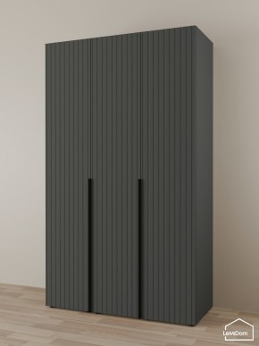 Шкаф Linnea MHR-3-1 2050х1200х510 (Графит-М 11.1.25) в Южноуральске - yuzhnouralsk.ok-mebel.com | фото