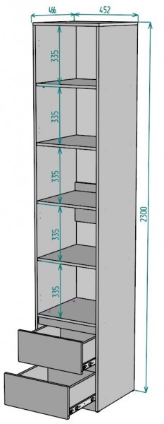 Шкаф Мальта H166 в Южноуральске - yuzhnouralsk.ok-mebel.com | фото 2