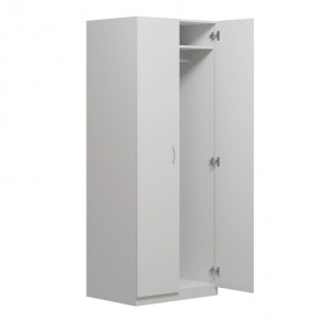 Шкаф ПЕГАС двухдверный, цвет белый в Южноуральске - yuzhnouralsk.ok-mebel.com | фото 2