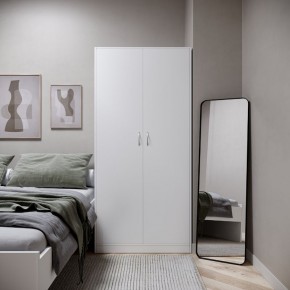 Шкаф ПЕГАС двухдверный, цвет белый в Южноуральске - yuzhnouralsk.ok-mebel.com | фото 4