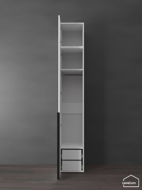Шкаф с антресолью Linnea MHR-1A-3 2450х400х510 (Белый-М 11.1.1) в Южноуральске - yuzhnouralsk.ok-mebel.com | фото 5