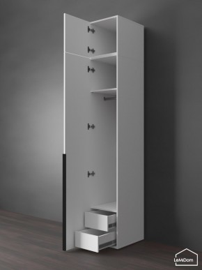 Шкаф с антресолью Linnea MHR-1A-3 2450х400х510 (Белый-М 11.1.1) в Южноуральске - yuzhnouralsk.ok-mebel.com | фото 6