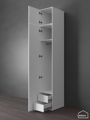Шкаф с антресолью Linnea MHR-1POA-3 2450х400х510 (Белый-М 11.1.1) в Южноуральске - yuzhnouralsk.ok-mebel.com | фото 6