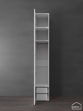 Шкаф с антресолью Linnea MHR-1POA-3 2450х400х510 (Белый-М 11.1.2) в Южноуральске - yuzhnouralsk.ok-mebel.com | фото 5