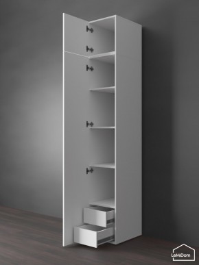 Шкаф с антресолью Linnea MHR-1POA-4 2450х400х510 (Белый-М 11.1.2) в Южноуральске - yuzhnouralsk.ok-mebel.com | фото 5