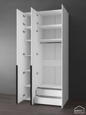 Шкаф с антресолью Linnea MHR-3A-2 2450х1200х510 (Белый-М 11.1.1) в Южноуральске - yuzhnouralsk.ok-mebel.com | фото 5