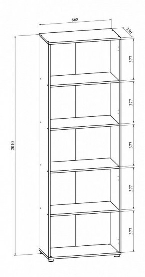 Шкаф-витрина Офис ОФ-303К в Южноуральске - yuzhnouralsk.ok-mebel.com | фото 4