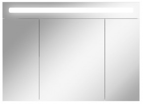 Шкаф-зеркало Аврора 100 с подсветкой LED Домино (DV8012HZ) в Южноуральске - yuzhnouralsk.ok-mebel.com | фото 1