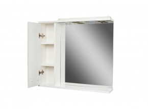 Шкаф-зеркало Cube 75 Эл. ЛЕВЫЙ Домино (DC5008HZ) в Южноуральске - yuzhnouralsk.ok-mebel.com | фото 2