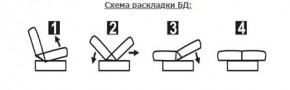 СОФИЯ ЛЮКС Диван БД (пруж.блок) в Южноуральске - yuzhnouralsk.ok-mebel.com | фото 6