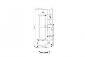 СТЕФАНИ-2 Шкаф в Южноуральске - yuzhnouralsk.ok-mebel.com | фото 2