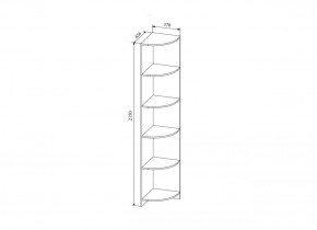 СКАНДИ СДУ370.1 Стеллаж угловой в Южноуральске - yuzhnouralsk.ok-mebel.com | фото 2