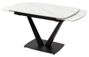 Стол ALATRI 120 MATT WHITE MARBLE SOLID CERAMIC / BLACK, ®DISAUR в Южноуральске - yuzhnouralsk.ok-mebel.com | фото 8