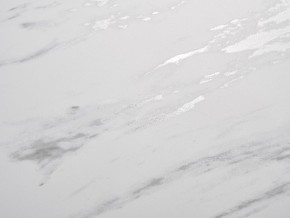 Стол BELLUNO 160 MARBLES KL-99 Белый мрамор матовый, итальянская керамика/ белый каркас, ®DISAUR в Южноуральске - yuzhnouralsk.ok-mebel.com | фото 3