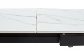 Стол CORNER 120 MATT WHITE MARBLE SOLID CERAMIC / BLACK, ®DISAUR в Южноуральске - yuzhnouralsk.ok-mebel.com | фото 8