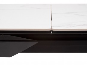 Стол CREMONA 140 MATTE STATUARIO Белый мрамор матовый, керамика/ черный каркас, ®DISAUR в Южноуральске - yuzhnouralsk.ok-mebel.com | фото 4