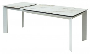 Стол CREMONA 160 KL-188 Контрастный мрамор / белый каркас, ®DISAUR в Южноуральске - yuzhnouralsk.ok-mebel.com | фото 6