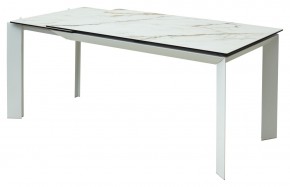 Стол CREMONA 160 KL-188 Контрастный мрамор / белый каркас, ®DISAUR в Южноуральске - yuzhnouralsk.ok-mebel.com | фото 7