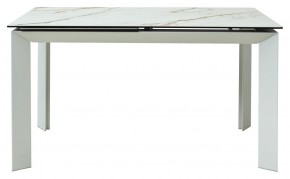 Стол CREMONA 160 KL-188 Контрастный мрамор / белый каркас, ®DISAUR в Южноуральске - yuzhnouralsk.ok-mebel.com | фото 5