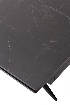 Стол FORIO 160 MATT BLACK MARBLE SOLID CERAMIC / BLACK, ®DISAUR в Южноуральске - yuzhnouralsk.ok-mebel.com | фото 9