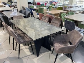 Стол IVAR 180 MARBLES KL-80 Серый мрамор, итальянская керамика, ®DISAUR в Южноуральске - yuzhnouralsk.ok-mebel.com | фото 11