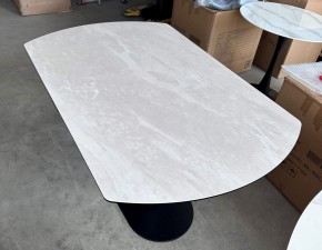 Стол KAI 140 TL-109 поворотная система раскладки, испанская керамика / Темно-серый / Черный, ®DISAUR в Южноуральске - yuzhnouralsk.ok-mebel.com | фото 7