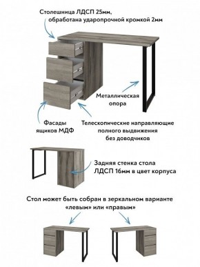 Стол письменный Эконом стандарт С-401 в Южноуральске - yuzhnouralsk.ok-mebel.com | фото 6