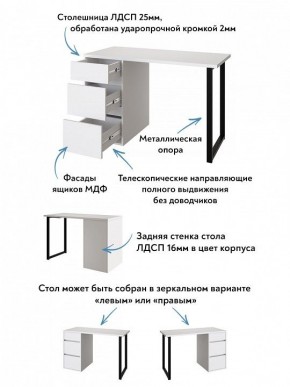 Стол письменный Эконом стандарт С-401 в Южноуральске - yuzhnouralsk.ok-mebel.com | фото 6