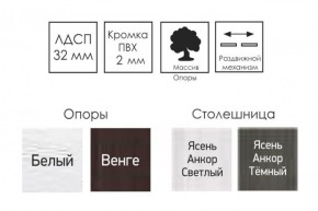 Стол раскладной Ялта-2 (опоры массив резной) в Южноуральске - yuzhnouralsk.ok-mebel.com | фото 4