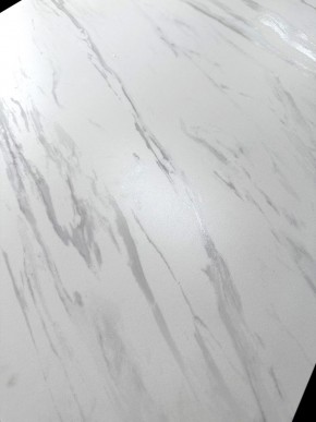 Стол VASTO 180 MARBLES KL-99 Белый мрамор матовый, итальянская керамика/ черный каркас, ®DISAUR в Южноуральске - yuzhnouralsk.ok-mebel.com | фото 3
