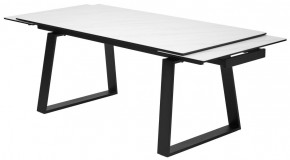 Стол VASTO 180 MARBLES KL-99 Белый мрамор матовый, итальянская керамика/ черный каркас, ®DISAUR в Южноуральске - yuzhnouralsk.ok-mebel.com | фото 6