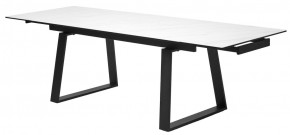 Стол VASTO 180 MARBLES KL-99 Белый мрамор матовый, итальянская керамика/ черный каркас, ®DISAUR в Южноуральске - yuzhnouralsk.ok-mebel.com | фото 9