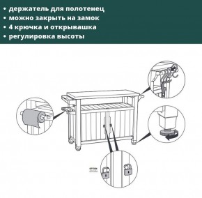 Столик для барбекю 207 Л (Unity XL 207L) в Южноуральске - yuzhnouralsk.ok-mebel.com | фото 8